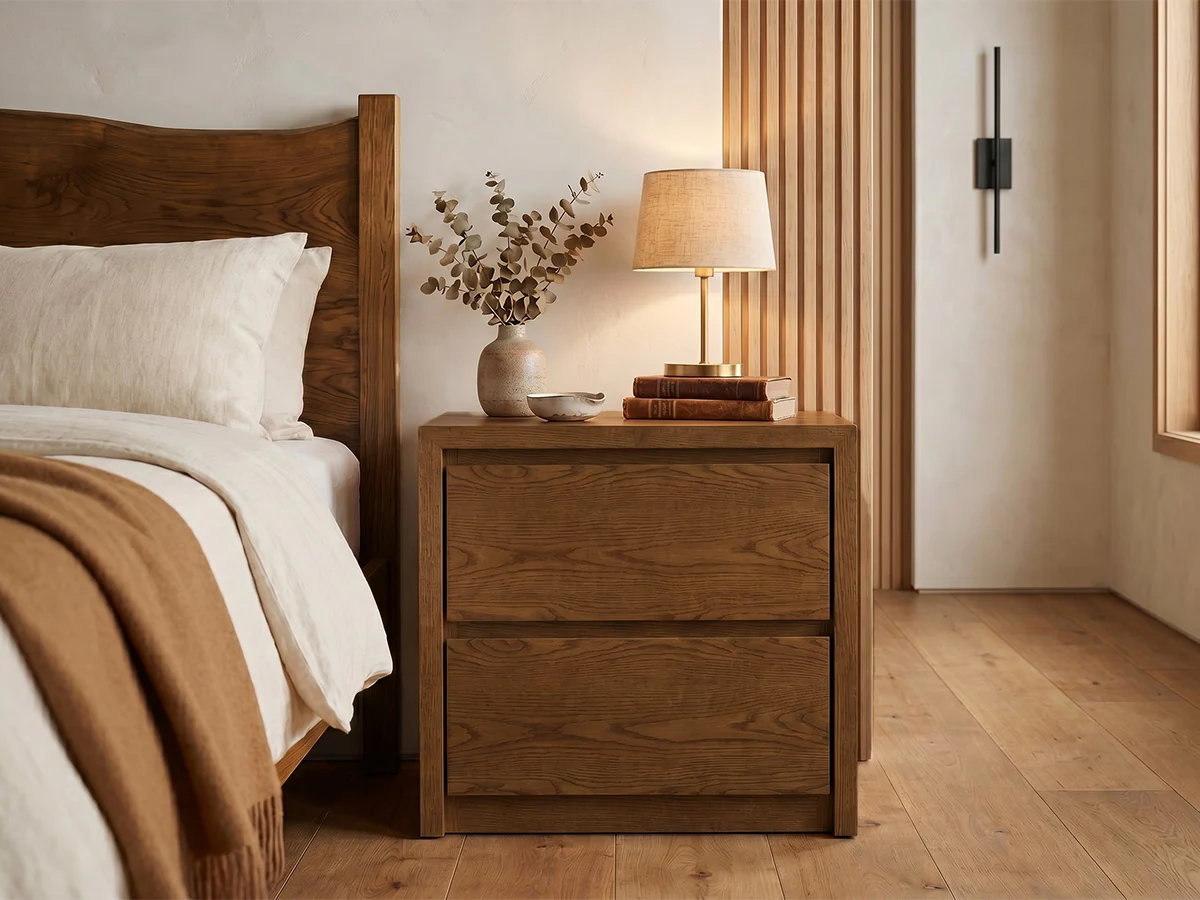 2 Drawer Nightstand - Image 3
