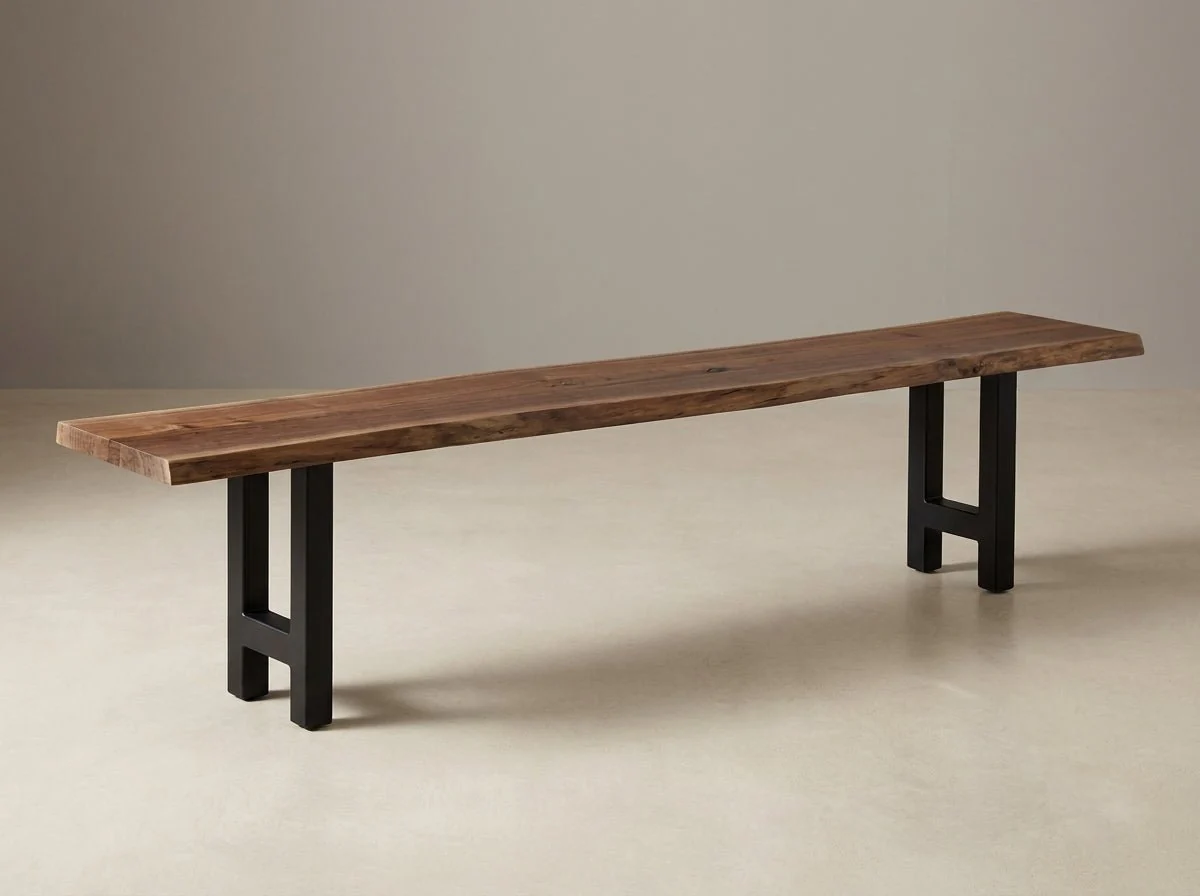 The Haven Live Edge Bench