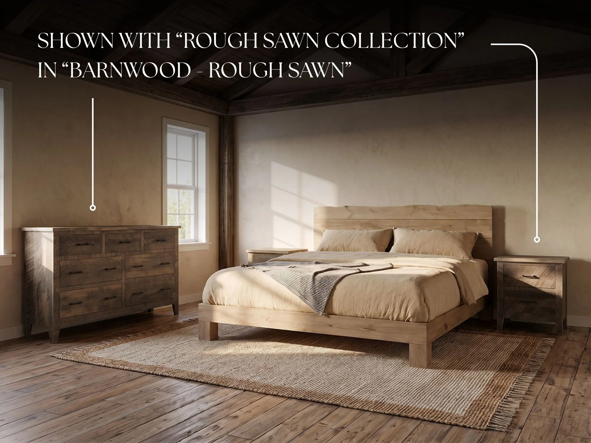 The Rampart Live Edge Bed - Image 21