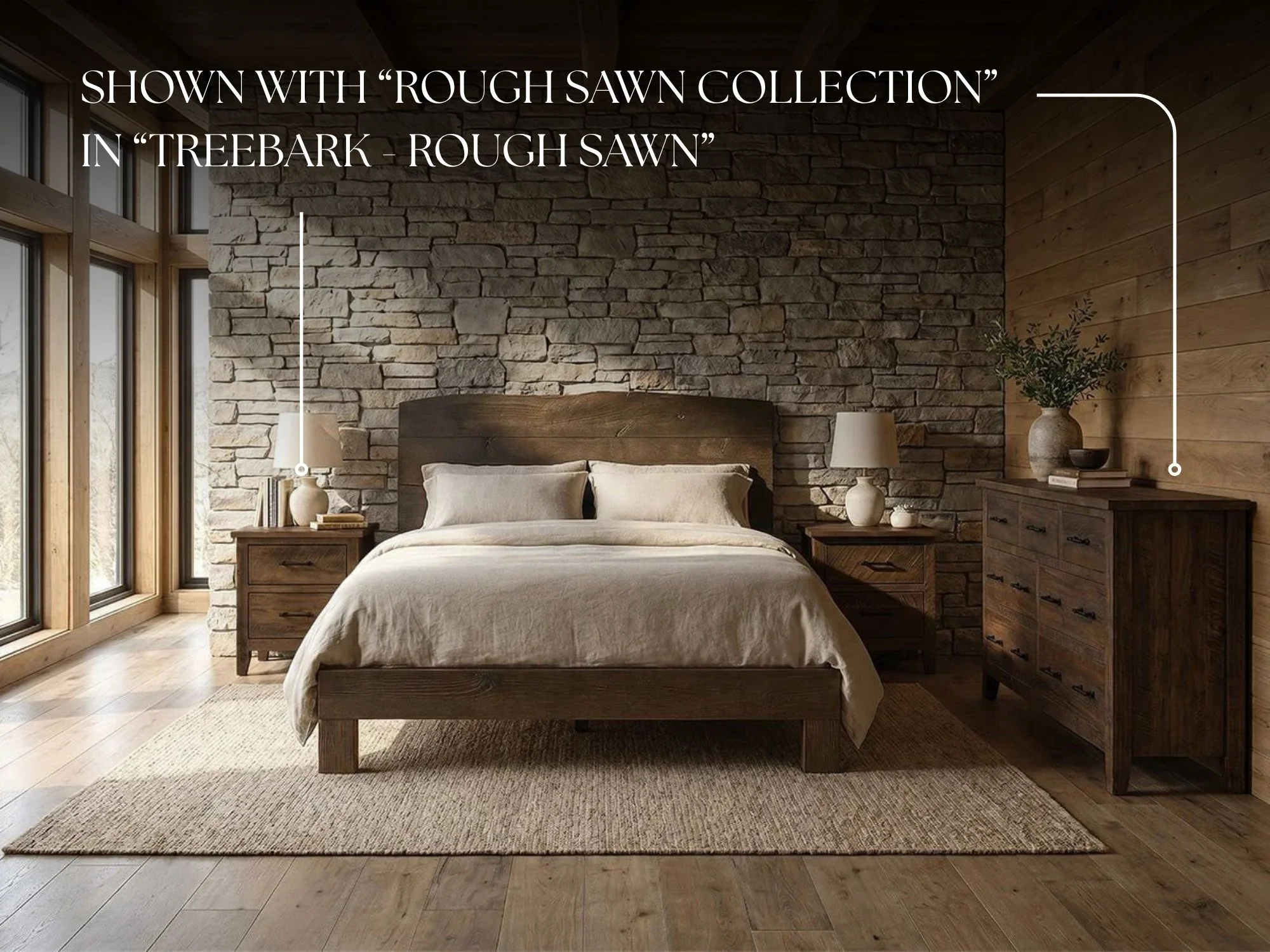 The Rampart Live Edge Bed - Image 29