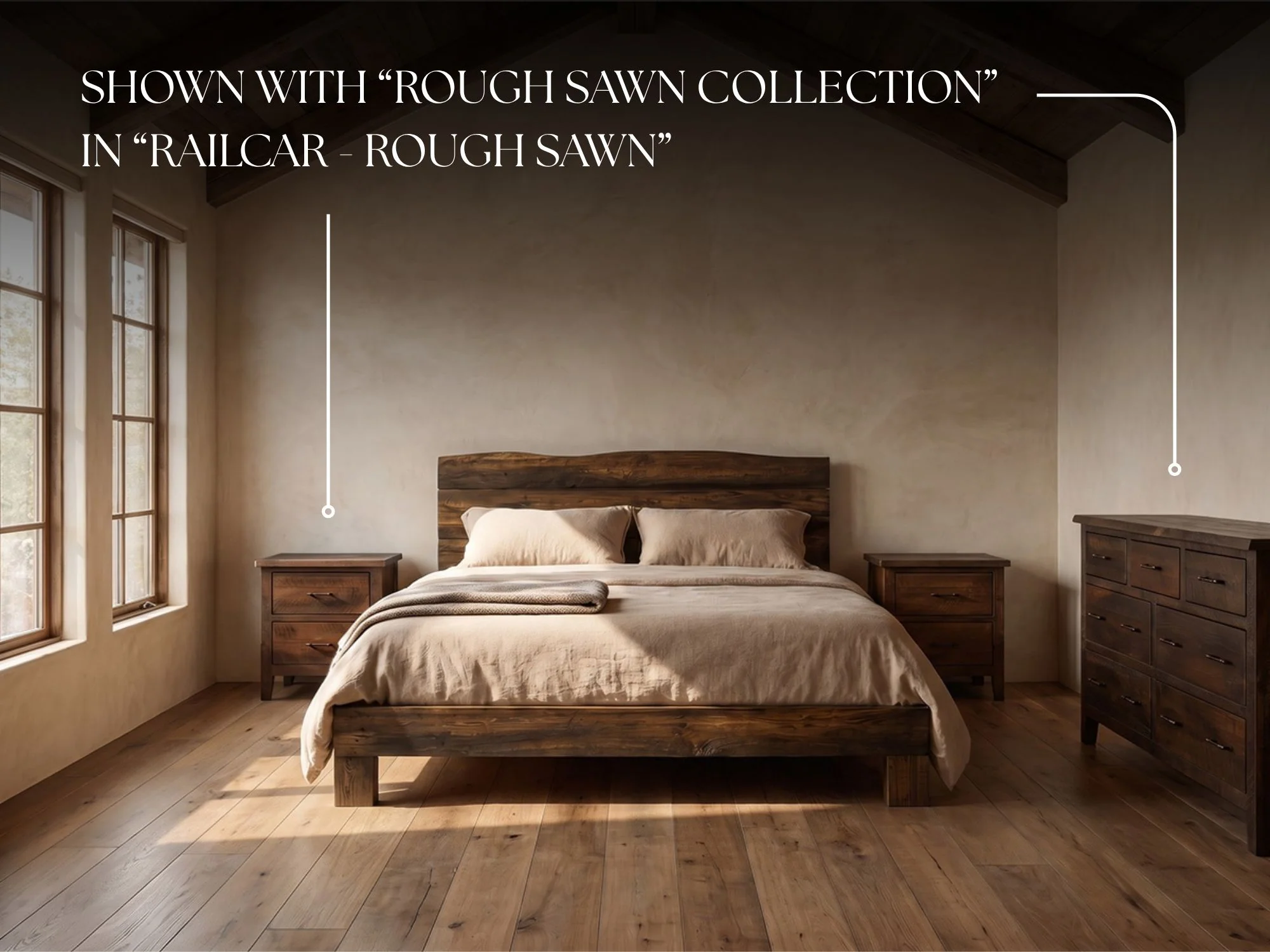 The Rampart Live Edge Bed - Image 8