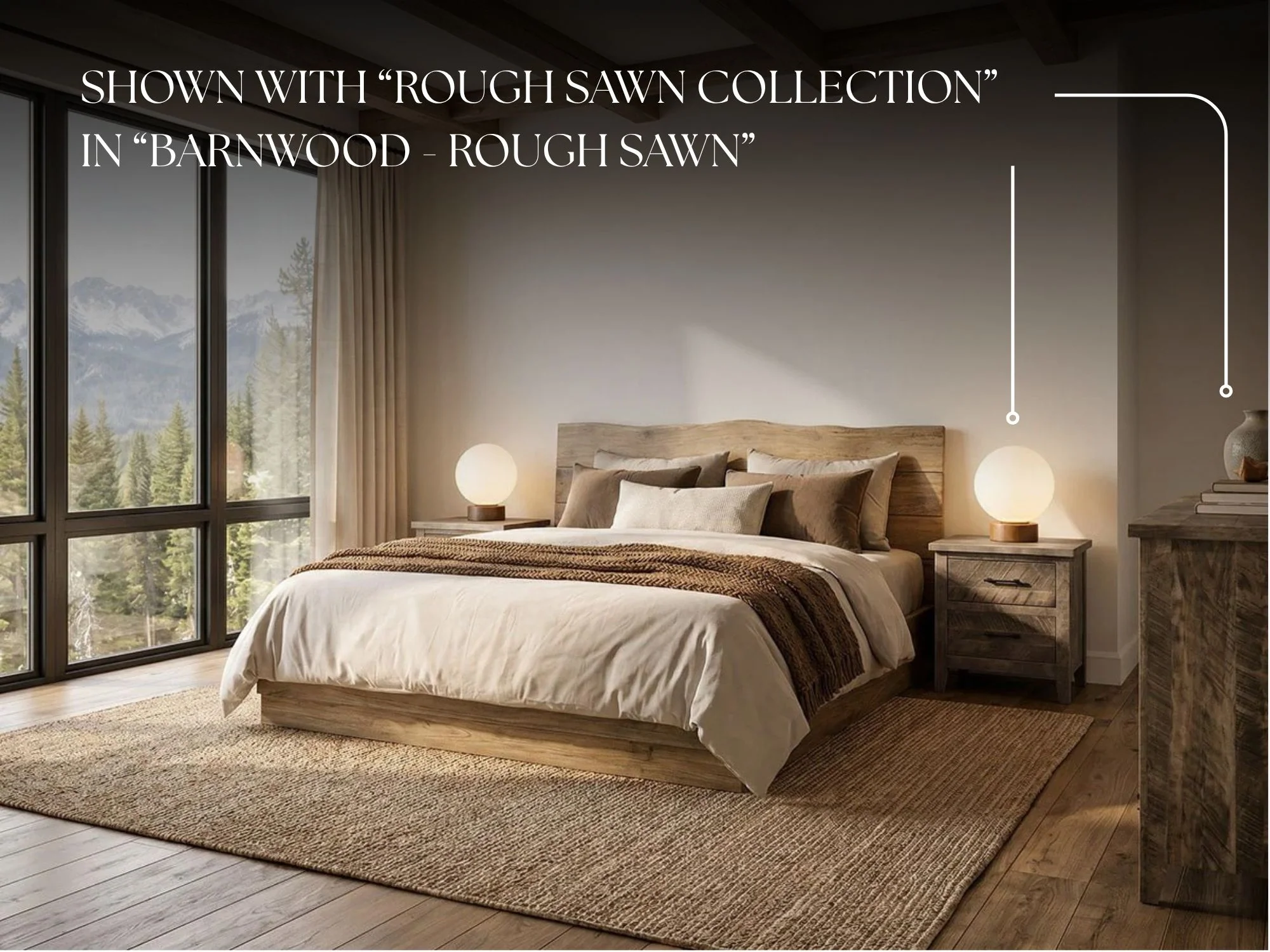 The River Live Edge Bed - Image 17